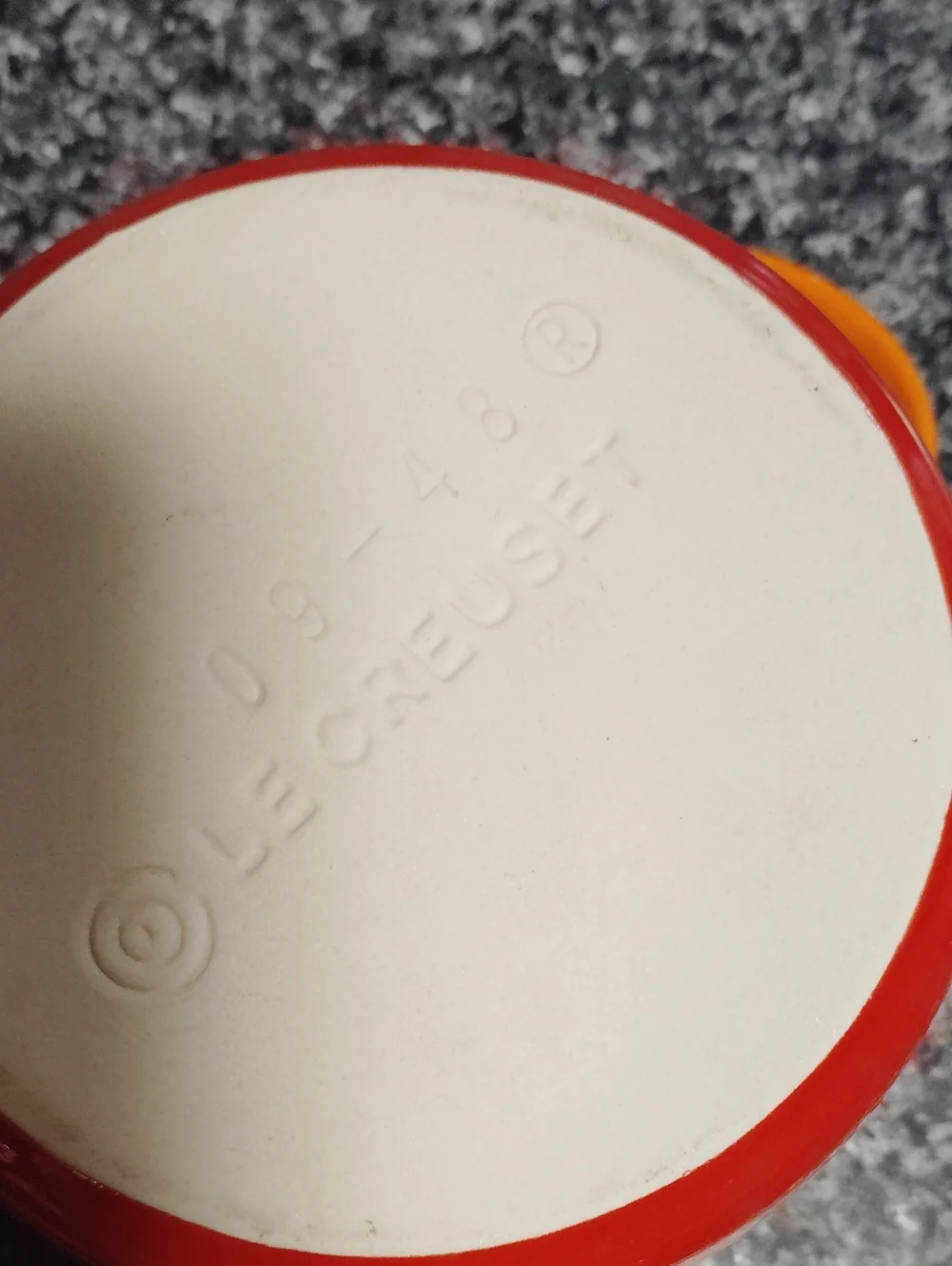 Le Creuset compact enameled
